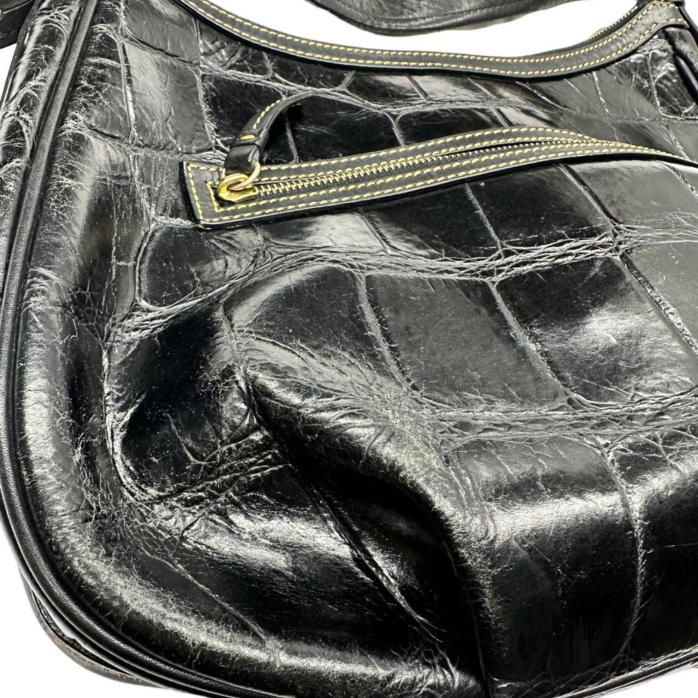 Dooney & Bourke Reptile Print Shoulder Bag - Picture 9 of 16